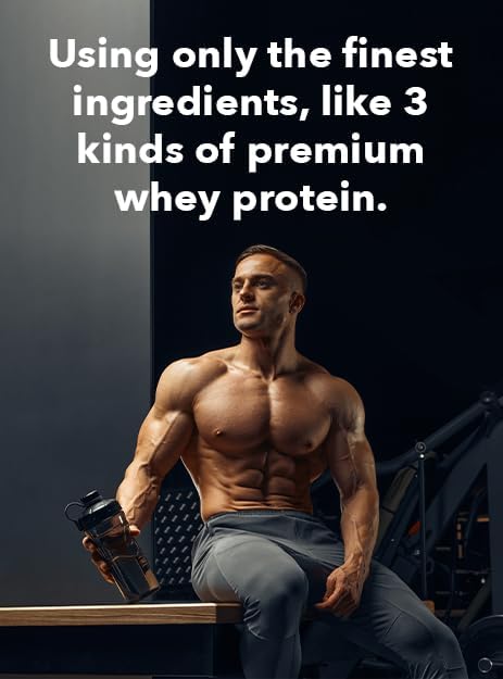 3-in-1 Vanilla Whey Protein Powder 2.2lb – 30g Grass-Fed Whey Protein from Hydrolysate Isolate &amp Concentrate – Naturally Flavored Non-GMO Soy-Free – 28 Servings