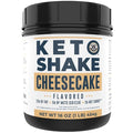 16oz Cheesecake Keto Meal Replacement Shake - Low Carb Keto Protein Powder Mix High Fat Protein Shake with MCTs from Coconut Oil Powder Collagen Peptides and Real USA Cream Cheese - 2 Net Carbs