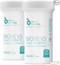 Native Formulas Biome V3 Probiotic Prebiotic &amp Fulvic Minerals Supplements - 35 Billion CFU - 6 Strains - 120 Vegan Capsules - Women &amp Men - FODMAP Friendly Supports Digestive Immune &amp