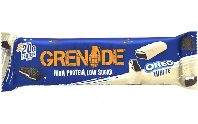 Grenade High Protein Low Sugar Bar 12 x 60g - Oreo White