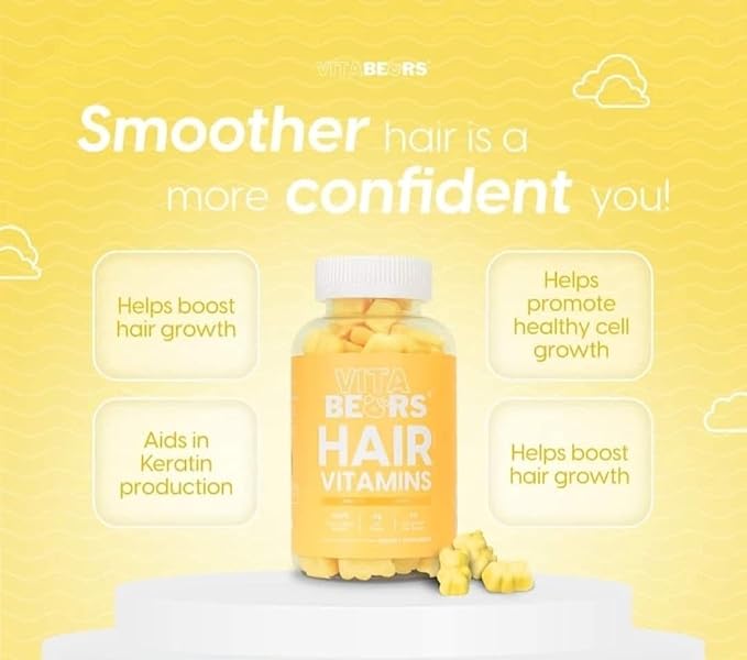 Hair Vitamins Biotin + Keratin Chewablle Gummies - 60 Count