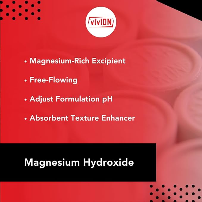 Magnesium Hydroxide USP Granular - Bulk 5 kg (11 lb) - Pharmaceutical Grade Excipient