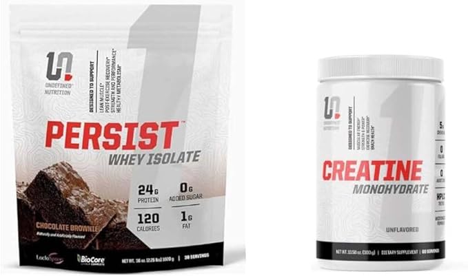 Undefined Nutrition Persist Brownie + Creatine Monohydrate by Brian Shaw