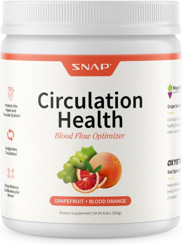 Snap Supplements Circulation Health Blood Circulation Supplements to Support Healthy Blood Flow and Circulation 250g