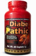DiabePathic Diabetic Neuropathy Support Supplement Nerve and Circulation Formula 60 Caplets