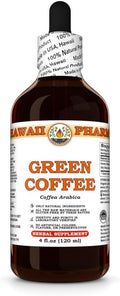 Green Coffee (Coffea Arabica) Dry Bean Tincture Made in Hawaii All Natural Vegan Pure Liquid Extract - 4 fl.oz