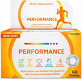 Centrrum Performance Multivitamin Tablets 60 Count | Daily Health Support Wellness Gift Set - 1 Pack