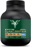 Bolt Biozyme Plant Protein | Vegan Protein with Superfood Phycocyanin and Ayurvedic Herbs | Complete Amino Acid Profile for Muscle Support and Recovery | 2Lb/32oz 26 Servings | Piedmont Chocolate