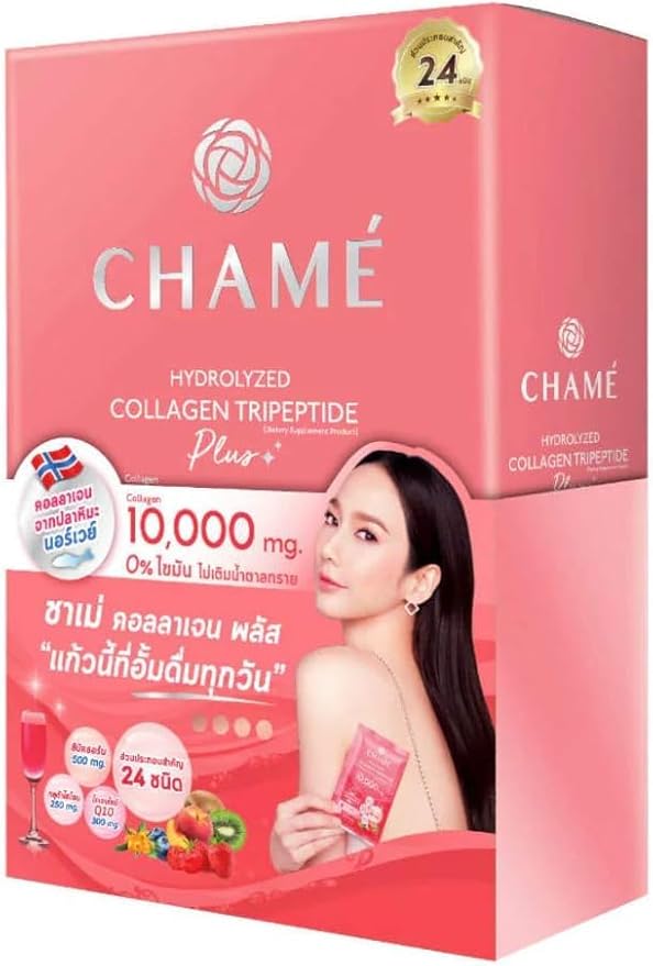 Chame Hydrolyzed Colla Tripeptide Plus 10000 mg (10 Sachets) Ready2White
