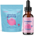 JoySpring Magnesium Citrate Liquid and Genius Focus Gummies for Kids