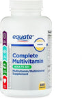 Equate Complete Multivitamin/Multimineral Supplement Tablets Adults 50+ 220 Count (Pack of 1) Sticker