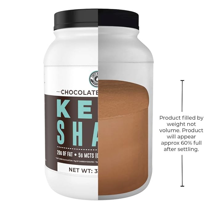 Keto Meal Replacement Shakes Chocolate 2lbs Low Carb Keto Protein Shake Mix MCT Powder Grass Fed Hydrolyzed Collagen Peptides Keto Breakfast Shake 20g Fat 14g Protein 1 Net Carb Zero Sugar