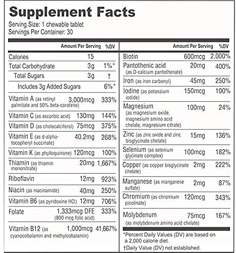 BariatricPal 30-Day Bariatric Vitamin Bundle (Multivitamin ONE 1 per Day! with 45mg Iron Chewable - Orange Citrus and Calcium Citrate Soft Chews 500mg with Probiotics - Caramel Apple)