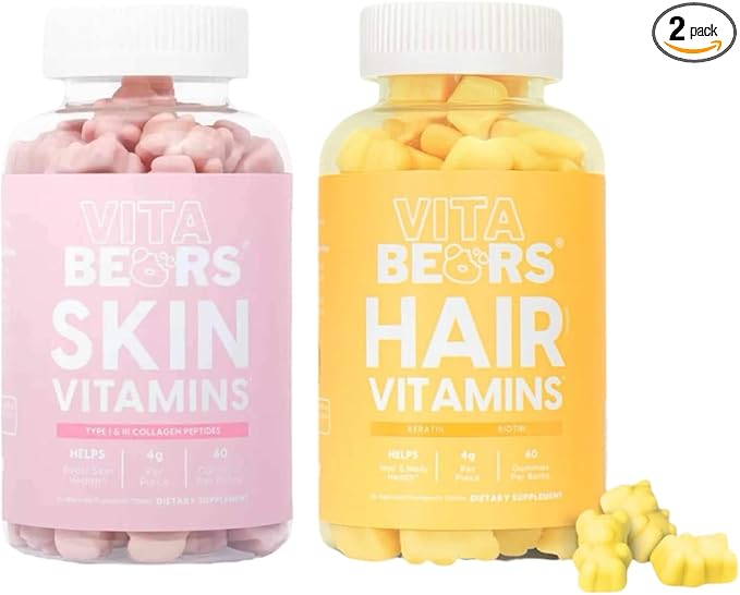 Perfect Duo: Hair &amp Skin Vitamins - Healthy Skin Hair &amp Nails