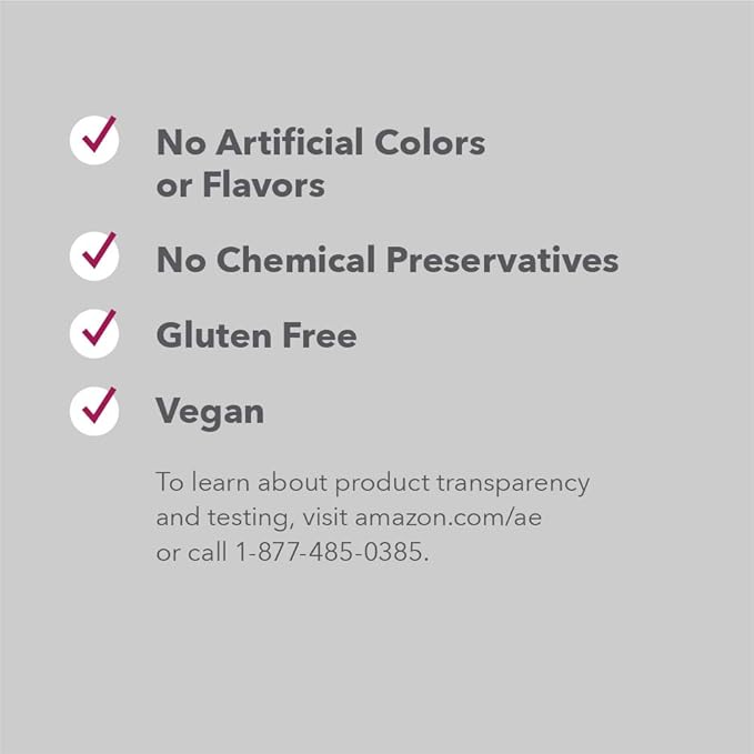 Amazon Elements Vitamin B12 Methylcobalamin 5000 mcg Berry Flavored Lozenges and Amazon Elements Iron 18mg Capsules