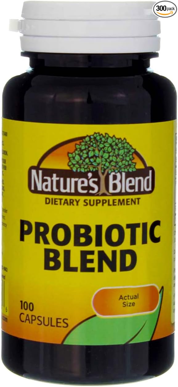 Nature's Blend Probiotic Blend 100 Capsules (Pack of 3)