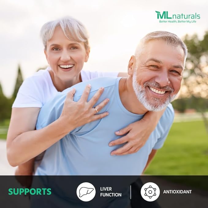 ML Naturals Milk Thistle 2000mg (Per Serving) – Standardized Silymarin 192mg – 240 Vegetable Capsules – Supports Liver Health - Non-GMO