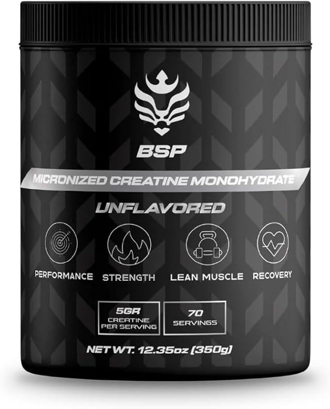 Benavidez Micronized Creatine Monohydrate Powder – 5000mg Pure Unflavored Creatine Supplement for Muscle Strength Performance &amp Recovery – Non-GMO Gluten-Free Made in USA – 100 Servings