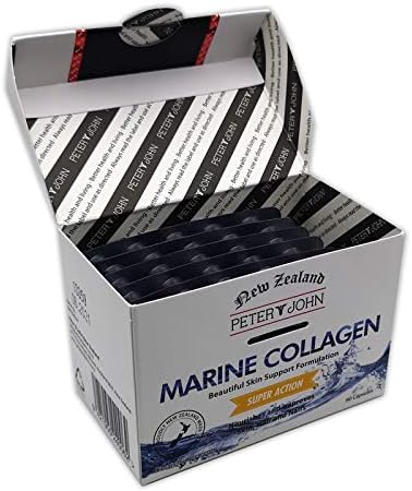 Marine Collagen 60Capsule Contains Royal Jelly/for Beartuiful Skin Hair and Nails Dietary Supplement (3 Pack)