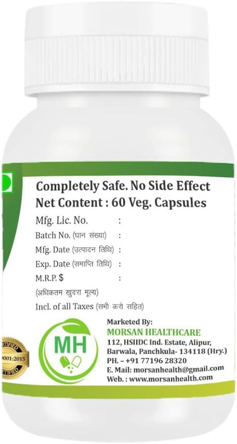 Brahmi Capsules | Bacopa Monnieri Extract | 500mg Each | Non-GMO Vegan Gluten-Free | Natural Herbal Supplement | 240 Vegetarian Capsules | Pack of 4 Bottle