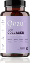 11-in-1 Multi-Collagen Peptides | Joint Support Muscle Recovery &amp Stress Relief | Hydrolyzed Collagen Capsules for Active Men &amp Women Non-GMO &amp Gluten-Free