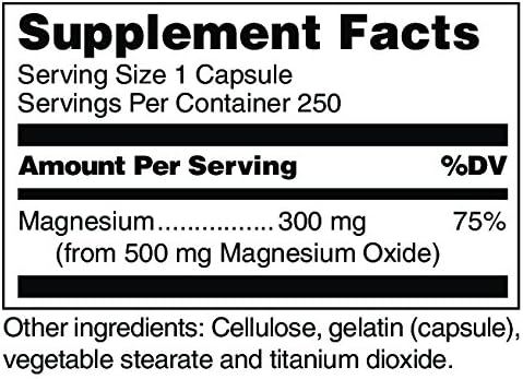 Douglas Laboratories® - Magnesium Oxide - Supports Normal Heart Function and Bone formation* - 250 Capsules