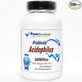 Probiotic Acidophilus / 500 Million Live Active Cultures/Refrigerated // 200 Capsules // Pure // by PureControl Supplements