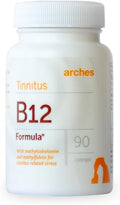 Arches Tinnitus B12 Formula – Methylfolate 400 mcg Methylcobalamin 1000 mcg 90 Lozenges 3 Month Supply