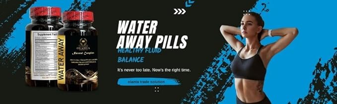 Generic fluid pills for water retention water away pills maximum strength Water Away Water out pills diuretic water pills Milk Thistle Cranberry Fast Acting Bloating Relief - 1 Bottle