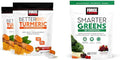 Force Factor Better Turmeric Joint Support with HydroCurc Turmeric Curcumin 120 Soft Chews and Smarter Greens Superfood Chews with 25+ Superfoods 60 Soft Chews