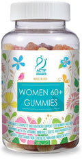 ACTIF Women Age 60+ Gummies with 25+ Advanced Factors CoQ10 and Probiotics - Non GMO Made in USA 90 Count