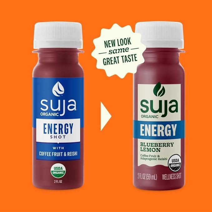 Suja Juice Organic Energy Wellness Shot 2 Ounce (Pack of 10)