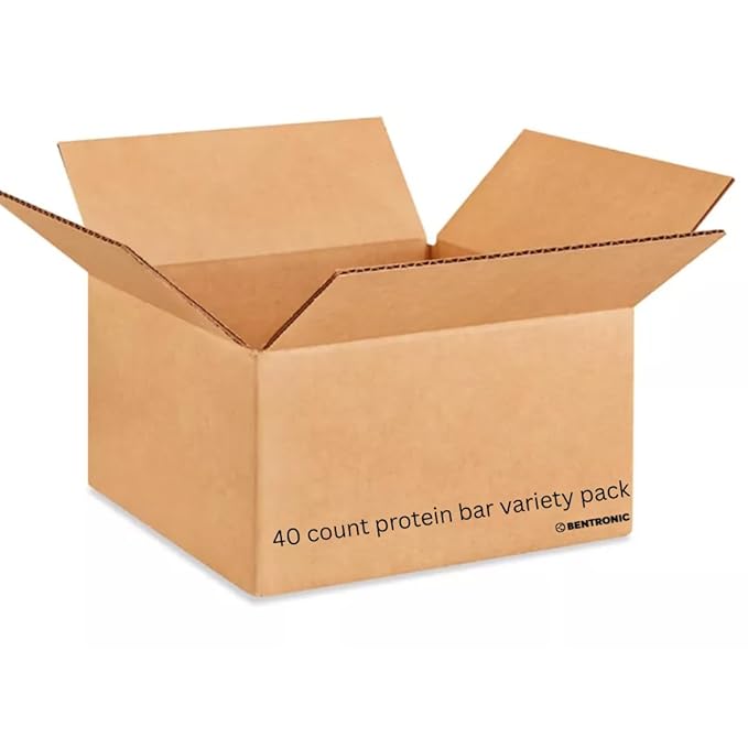 Protein Bars Variety Pack 40 ct 2.12 oz Each Kosher Certified Bundled by Bentronic