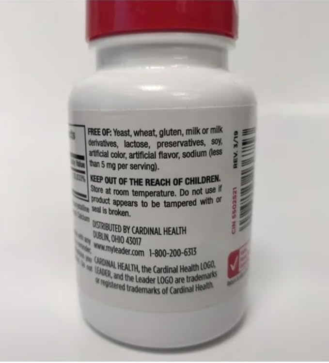 LEADER Vitamin B-12 3000Mcg 60 Tablets per Bottle (7 pack)