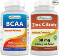 Best Naturals BCAA 3200mg &amp Zinc Citrate 30 mg