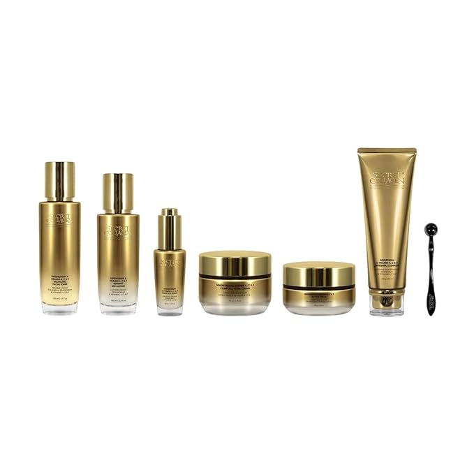 Secret Collagen Dendrobium &amp Multi-Vitamin A C &amp E Revitalizing Comfort Collection 7-Piece Skincare Set