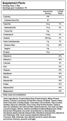 Think Products thinkThin Lean Protein &amp Fiber Bars Salted Caramel -- 10 Bars