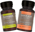 Endurance Products Resveratrol Supplement – Grape Skin Extract and ENDUR-ACIN 250mg Niacin - Extended Release for Optimal Absorption &amp Low-Flush