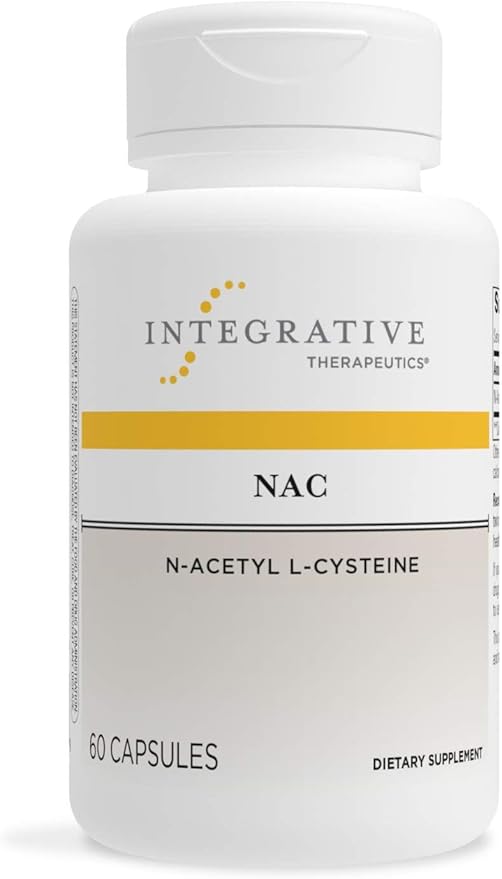 Integrative Therapeutics Bundle with Active B-Complex 60 Capsules &amp NAC 60 Capsules - Active B-Complex to Support Energy Metabolism* - NAC to Support Healthy Respiratory &amp Lung Function*