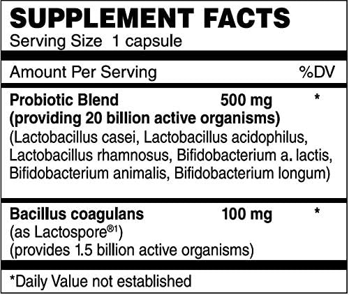 Ultra Probiotic Blend 120 Vegetarian Capsules