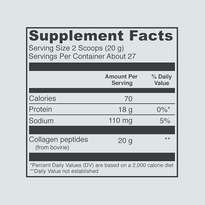 Vital Proteins Collagen Peptides Powder 19.3oz+ Collagen Pills Type II