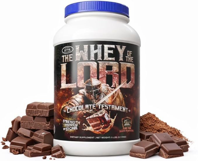 Chocolate Testament Whey Protein Isolate – Premium Muscle Growth &amp Recovery Shake – Rich Flavor Smooth Mix Amino Acid Support for Daily Use (Chocolate)