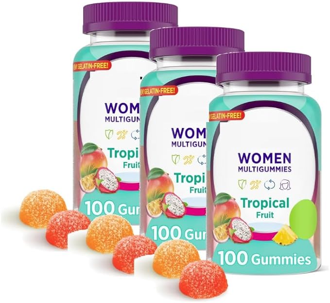 SEDLAV (3 Pack) Women's Multivitamin Gummies Immune Energy Healthy Appearance Support 100 Count 50 Day Supply Sticker