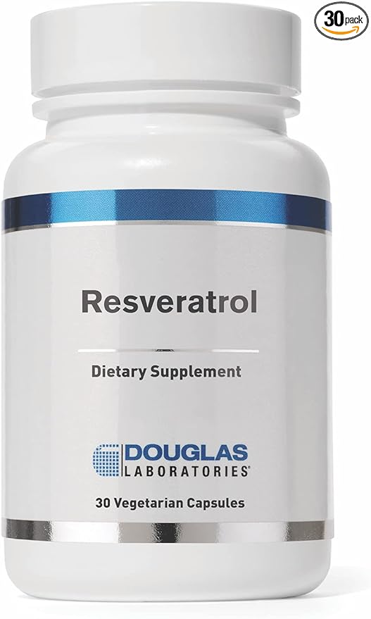 Douglas Laboratories Resveratrol | Antioxidant Support for Cardiovascular Neurological Metabolic and Mitochondrial Health | 30 Capsules