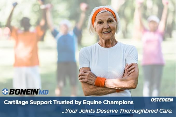 BONEIN® MD Bone &amp Joint Support Bio-Available Red Algae Based Calcium &amp Strontium Dietary Supplement with Trace Minerals