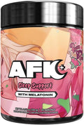 Gamer Supps AFK+® (with Melatonin): Razzz Berry Sorbet - 40 Servings - Keto Friendly Magnesium-Focused Sleep Support Supplement Apigenin Sugar Free