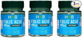 Holland and Barrett Folic Acid 400mcg Tablets for Pregnancy Pack of 3 240 Tablets Total