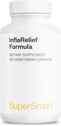 Supersmart - InflaRelief Formula (Perluxan) - Powerful Blend Curcumin C3 5 Loxin Bioperine - Enhanced Formulation | Non-GMO &amp Gluten Free - 180 Vegetarian Capsules