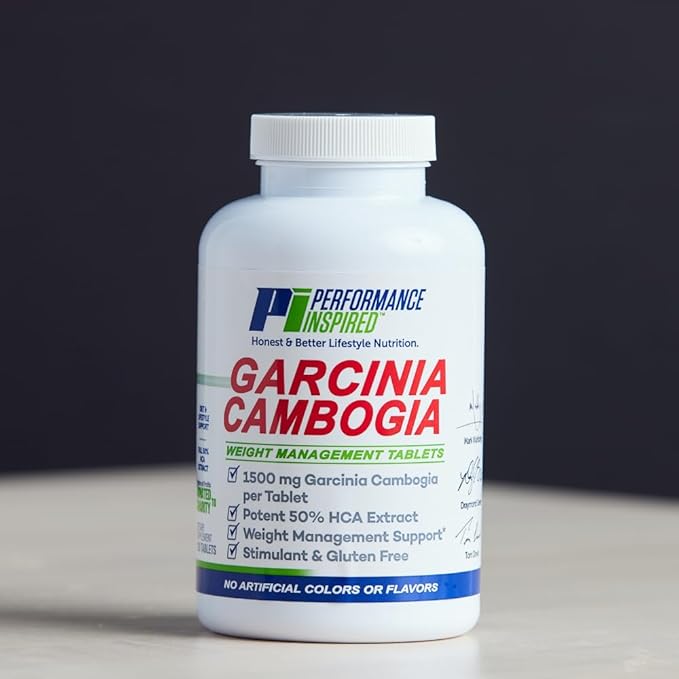 Performance Inspired 1500mg Garcinia Cambogia – Stimulant Free – 120 Count