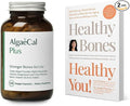 ALGAECAL Bundle Calcium Supplement for Women &amp Men Vitamin D3 &amp K2 Magnesium and Book by Lara Pizzorno Healthy Bones Healthy You to Increase Bone Health 1-Month Supply